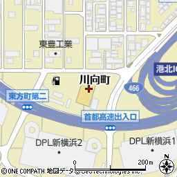 神奈川県横浜市都筑区川向町2003周辺の地図