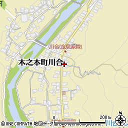滋賀県長浜市木之本町川合323周辺の地図