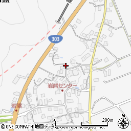 滋賀県長浜市西浅井町岩熊周辺の地図