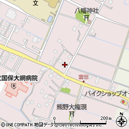 千葉県大網白里市富田981周辺の地図
