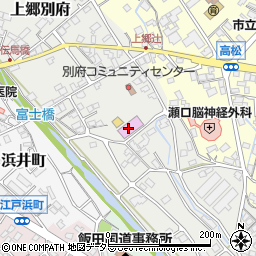 飯田市役所　教育委員会事務局文化財保護活用課・上郷考古博物館周辺の地図