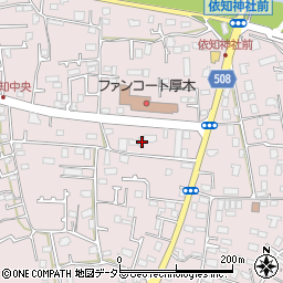 神奈川県厚木市上依知176周辺の地図