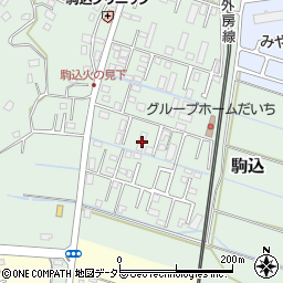 千葉県大網白里市駒込1170周辺の地図