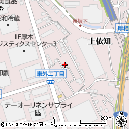 神奈川県厚木市上依知945-2周辺の地図