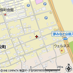 鳥取県境港市高松町106周辺の地図