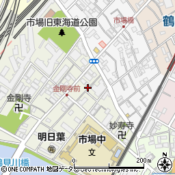 神奈川県横浜市鶴見区市場下町3周辺の地図