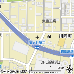 神奈川県横浜市都筑区川向町2002周辺の地図