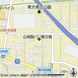 山崎製パン株式会社　横浜第二工場東方寮周辺の地図