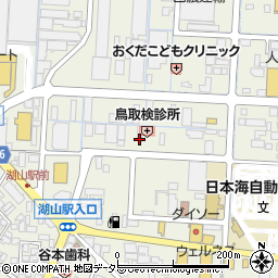 鳥取県鳥取市湖山町東周辺の地図