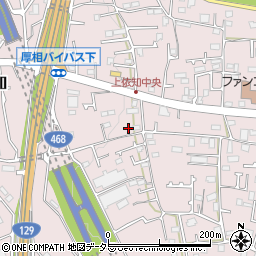 神奈川県厚木市上依知445-6周辺の地図