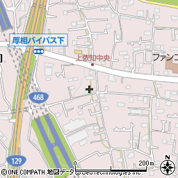 神奈川県厚木市上依知445周辺の地図