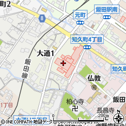 クオール飯田薬局周辺の地図