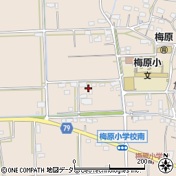 岐阜県山県市梅原1503-2周辺の地図