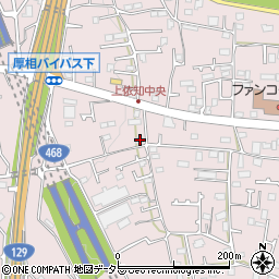 神奈川県厚木市上依知441周辺の地図