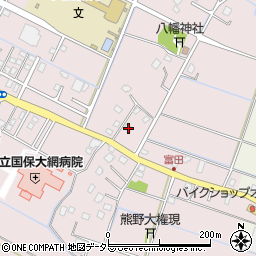 千葉県大網白里市富田758-2周辺の地図