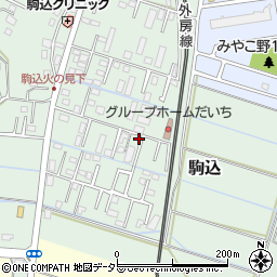 千葉県大網白里市駒込1166周辺の地図