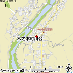 滋賀県長浜市木之本町川合263周辺の地図