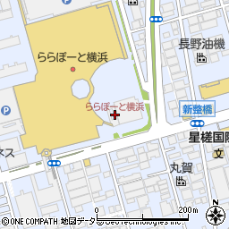 ららぽーと横浜周辺の地図