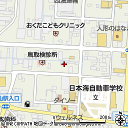 鳥取県　商工会連合会周辺の地図