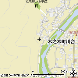 滋賀県長浜市木之本町川合1315周辺の地図