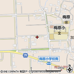 岐阜県山県市梅原1490-5周辺の地図