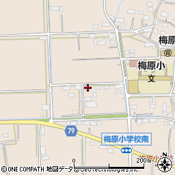 岐阜県山県市梅原1501周辺の地図