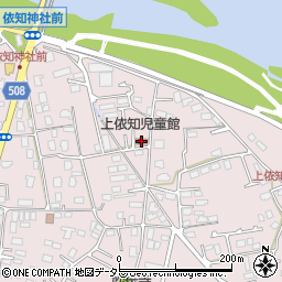 厚木市立上依知児童館周辺の地図