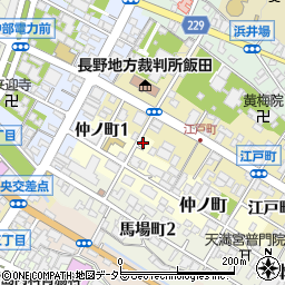 長野県飯田市仲ノ町301周辺の地図