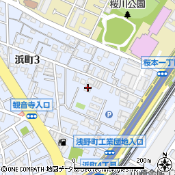 ユナイトステージ浜町弐番館周辺の地図