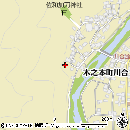 滋賀県長浜市木之本町川合1312周辺の地図