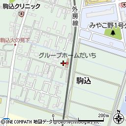 千葉県大網白里市駒込1189周辺の地図