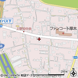 神奈川県厚木市上依知281周辺の地図