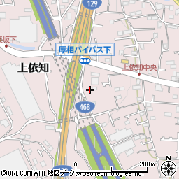 神奈川県厚木市上依知450周辺の地図