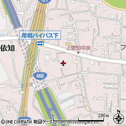 神奈川県厚木市上依知448周辺の地図