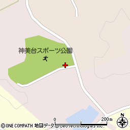 神美台スポーツ公園トイレ周辺の地図