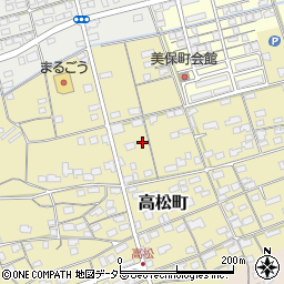 鳥取県境港市高松町424周辺の地図