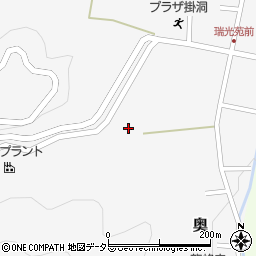 岐阜県岐阜市奥395周辺の地図