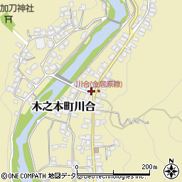 滋賀県長浜市木之本町川合336周辺の地図