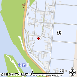 兵庫県豊岡市伏255周辺の地図