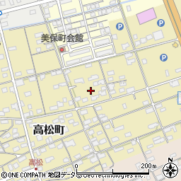 鳥取県境港市高松町296周辺の地図