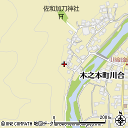 滋賀県長浜市木之本町川合1311周辺の地図