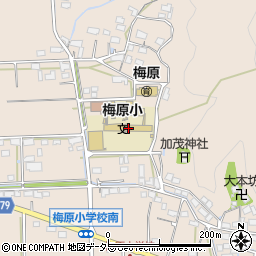 岐阜県山県市梅原1526周辺の地図