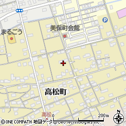 鳥取県境港市高松町396周辺の地図