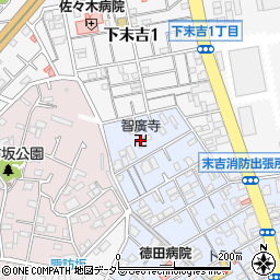 智廣寺周辺の地図