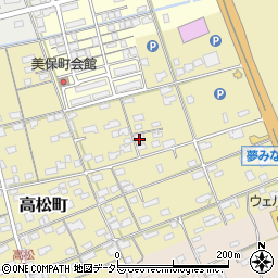 鳥取県境港市高松町265周辺の地図