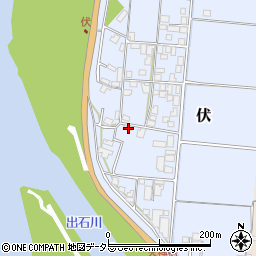 兵庫県豊岡市伏257周辺の地図