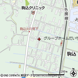 千葉県大網白里市駒込1181-2周辺の地図