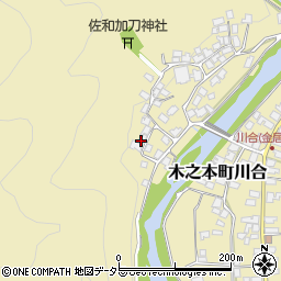 滋賀県長浜市木之本町川合1303周辺の地図