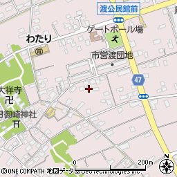 鳥取県境港市渡町1396-1周辺の地図