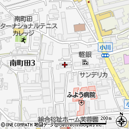 東京都町田市南町田3丁目36周辺の地図